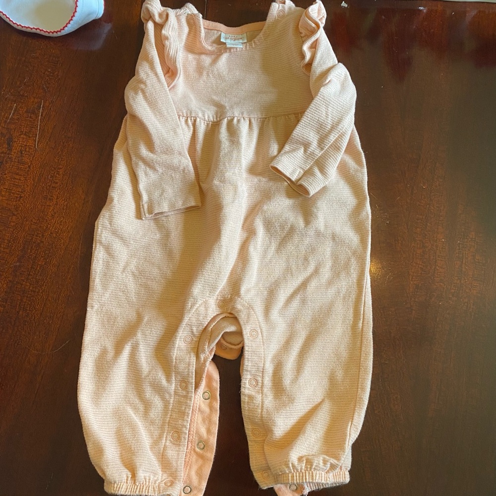 Cat & Jack peach onesie